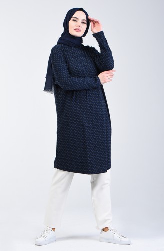 Bat Sleeve Seasonal Tunic 8015-01 Navy Blue 8015-01