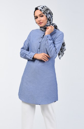 Navy Blue Tuniek 6438-13