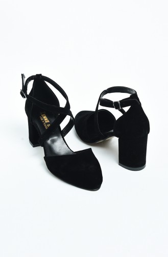 Women s Cross Belted Shoe 11362-01 Black Suede 11362-01