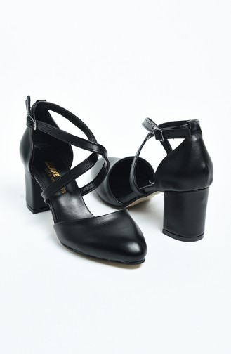 Women s Cross Belted Shoe 11363-01 Black 11363-01