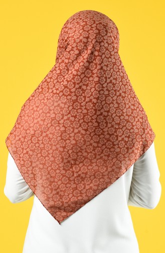 Elmina Patterned Cotton Scarf 884-03 Tile 884-03