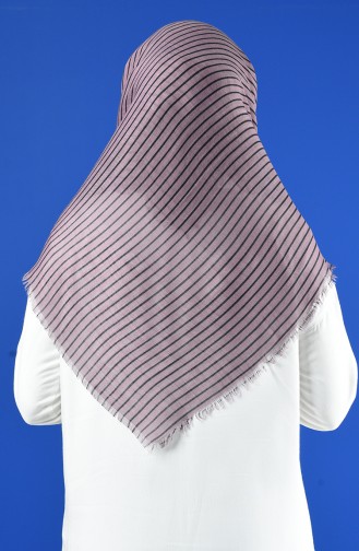 Elmina Patterned Cotton Scarf 893-102 Lilac 893-102