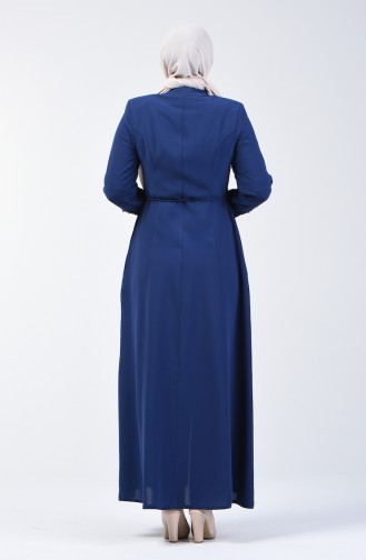 Abaya Perlés 3002-01 İndigo 3002-01