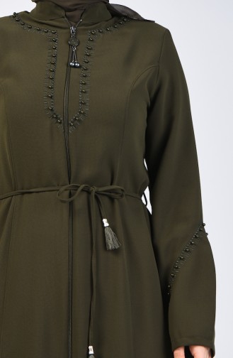 Abaya Perlés 3002-02 Khaki 3002-02