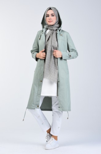 Hooded Sports Coat 6089-06 Almond Green 6089-06