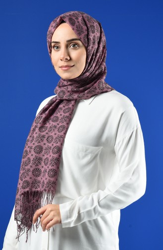 Elmina Patterned Cotton Shawl 910-103 Rose Dry 910-103