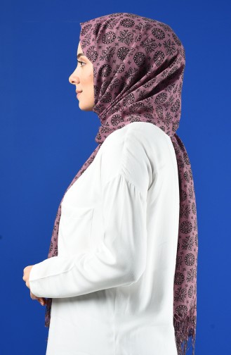 Elmina Patterned Cotton Shawl 910-103 Rose Dry 910-103