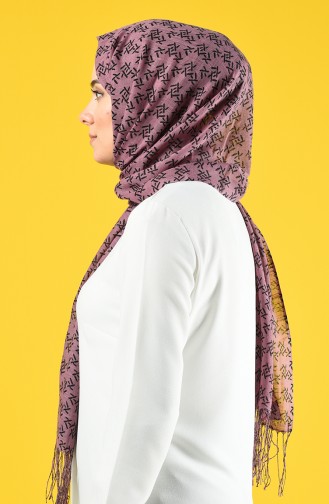 Elmina Patterned Cotton Shawl 920-103 Rose Dry 920-103