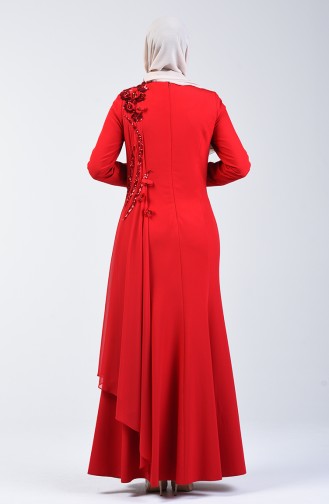 Scaly Evening Dress 6y4636900-02 Red 6Y4636900-02