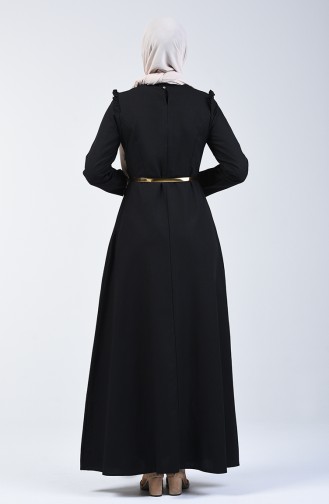 Frilly Dress 2555-01 Black 2555-01