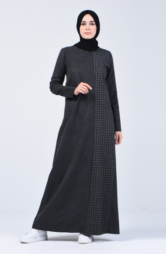 Robe Garnie à Carreaux 3163-04 Anthracite 3163-04