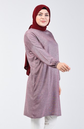 Bat Sleeve Tunic 1278-01 Claret Red 1278-01