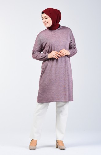 Bat Sleeve Tunic 1278-01 Claret Red 1278-01