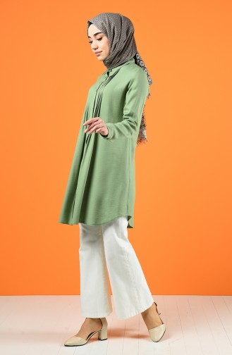 Buttoned Tunic 8165-06 Naphta Green 8165-06