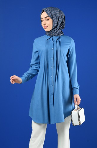 Buttoned Tunic 8165-04 Blue 8165-04