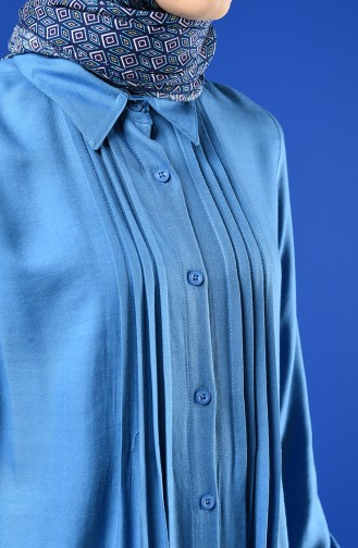 Buttoned Tunic 8165-04 Blue 8165-04