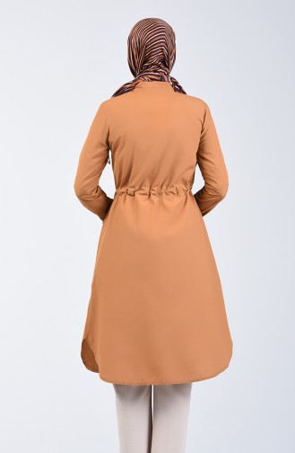 Gizli Patlı Tunik 3117-10 Hardal