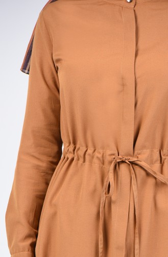 Gizli Patlı Tunik 3117-10 Hardal