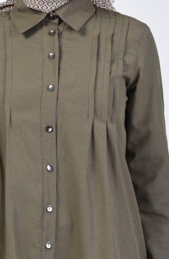 Ribbed Tunic 3167-05 Khaki 3167-05