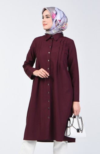 Ribbed Tunic 3167-07 Damson 3167-07