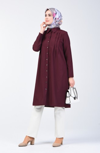 Ribbed Tunic 3167-07 Damson 3167-07