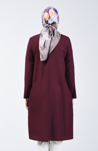 Ribbed Tunic 3167-07 Damson 3167-07