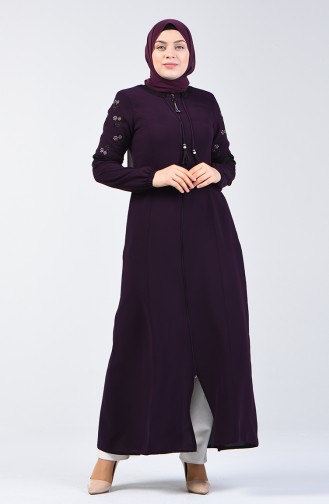 Purple Abaya 3000-02
