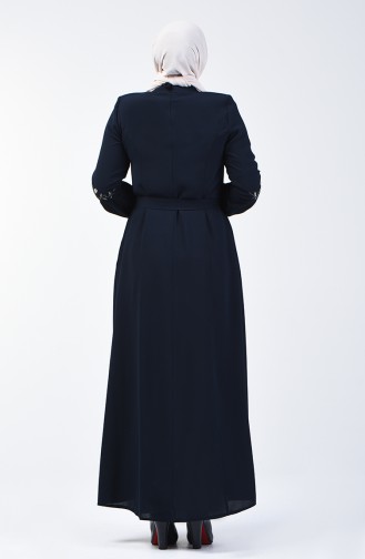 Navy Blue Abaya 3001-03