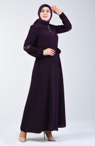 Purple Abaya 3001-04