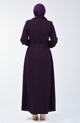 Purple Abaya 3001-04