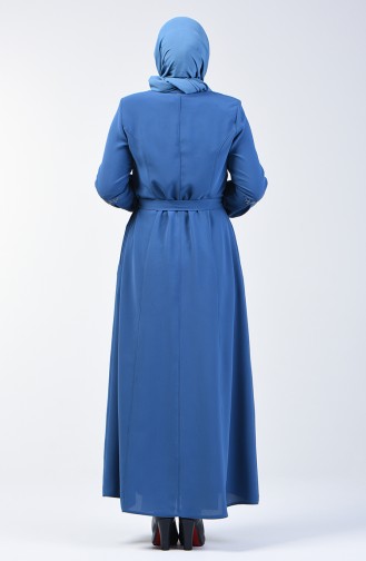 Light Blue Abaya 3001-06