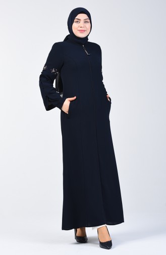 Dunkelblau Abayas 3003-02