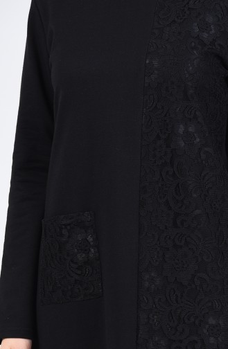 Lace Topped Dress 3157-03 Black 3157-03