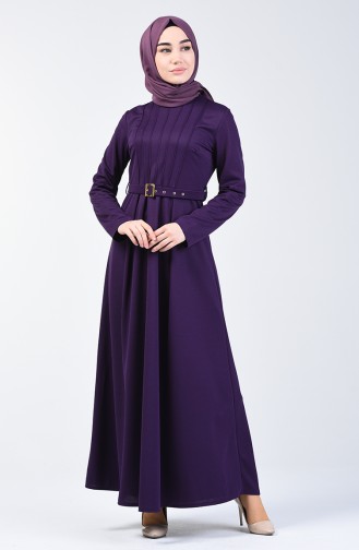 Robe à Ceinture 1404-05 Pourpre 1404-05