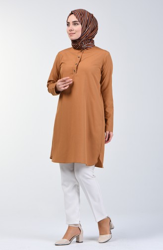 Buttoned Tunic 3168-02 Mustard 3168-02