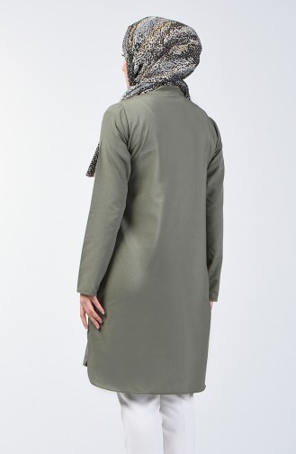 Düğmeli Tunik 3168-10 Haki