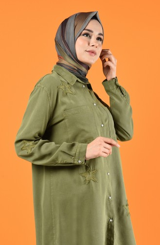 Light Khaki Green Tuniek 6225-01