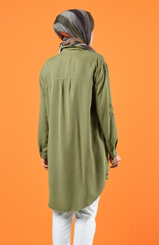 Light Khaki Green Tuniek 6225-01