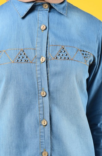 Jeans Blue Overhemdblouse 3015-01
