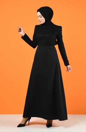 فستان أسود 3164-01