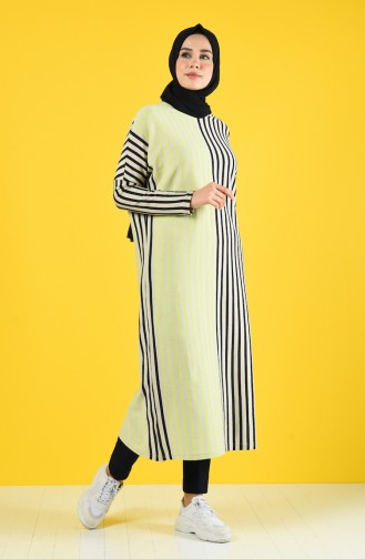 Striped Long Tunic 8017-01 Mink 8017-01