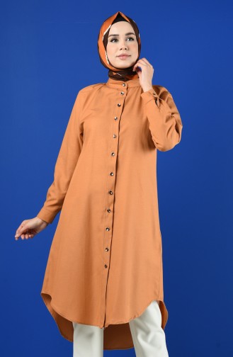 Raglan Buttoned Tunic 3166-09 Biscuit 3166-09