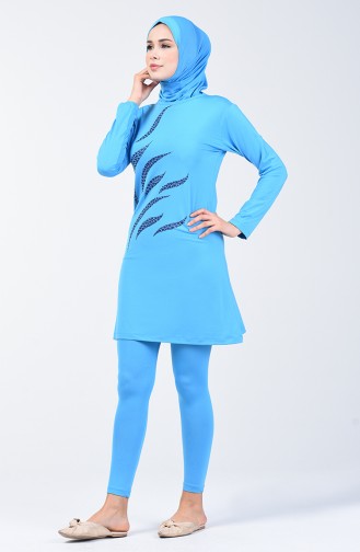 Turquoise Swimsuit Hijab 28001