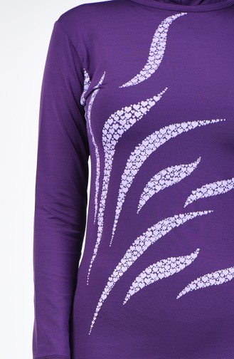 Purple Modest Swimwear 28004