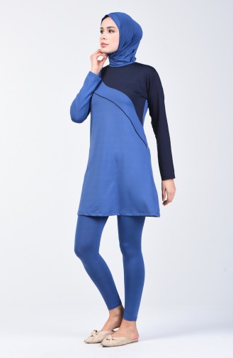 Navy Blue Swimsuit Hijab 28105