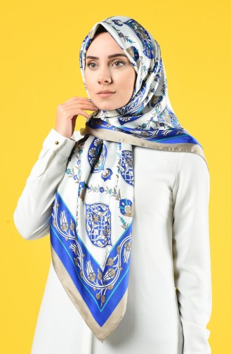 Saxon blue Hoofddoek 70154-04