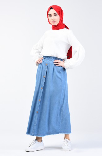 Denim Blue Skirt 0006-02