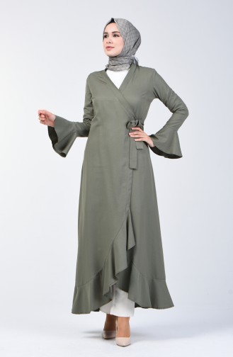 Khaki Abaya 7267-04