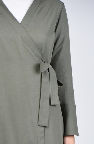 Khaki Abaya 7267-04