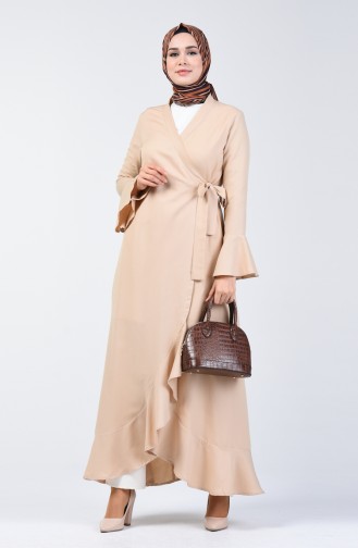 Beige Abayas 7267-07